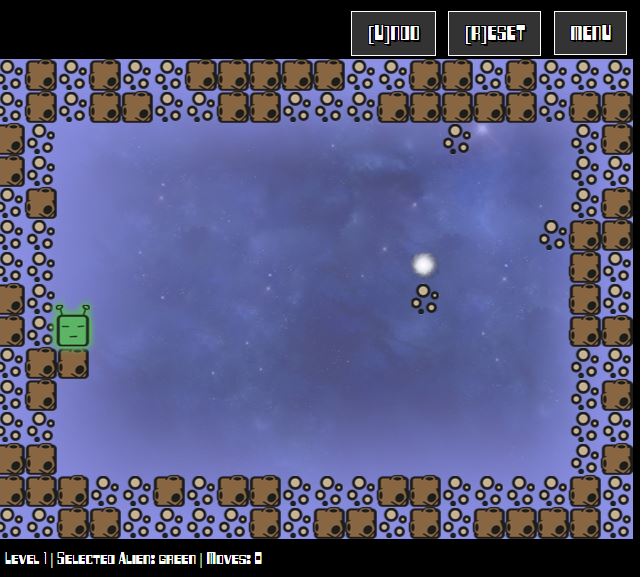 A remake level with asteroid walls and a glowing nova