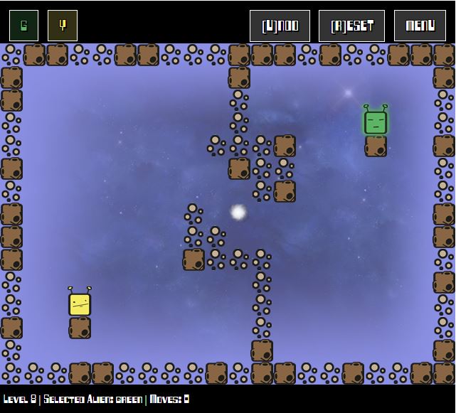An advanced Alien Smash Bros puzzle